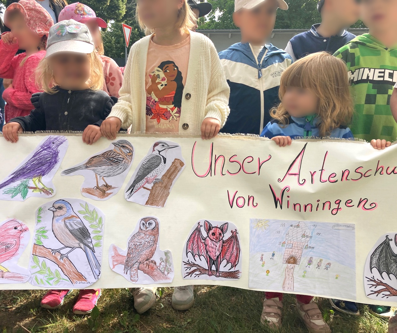 Inauguration of our 38th species protection tower, this tim - Bild 3